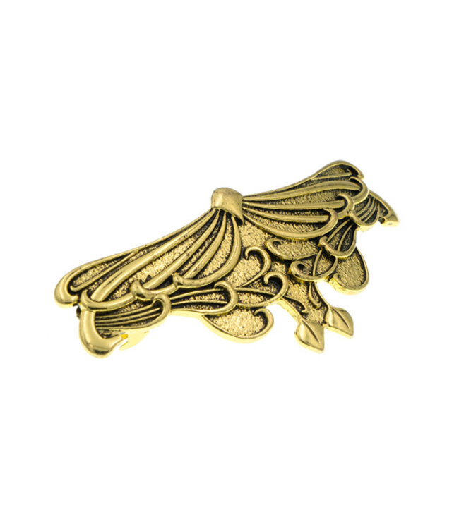 Patent speld goudkleurig art deco