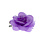 Haarbloem roosje paars S op alligator knipje