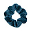 Scrunchie velvet blauw