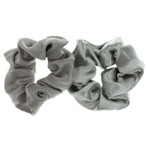 Scrunchie grijstinten 2 stuks