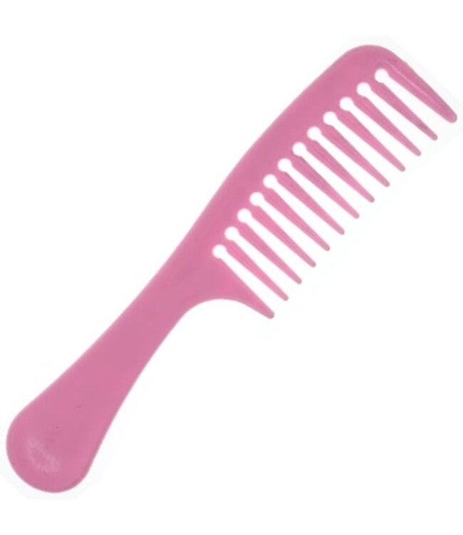 Kam kunststof roze panterprint