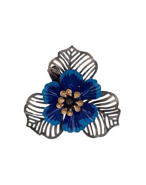 Urban Hippies Haarbloem metaal Urban Hippies blauw