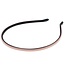 Diadeem lederlook roze