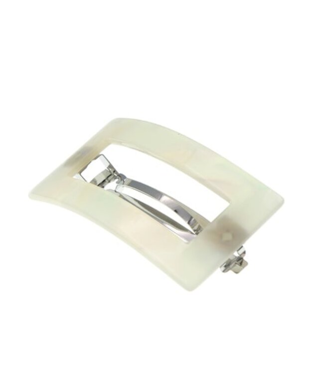 Patent speld crèmekleurig rechthoek open