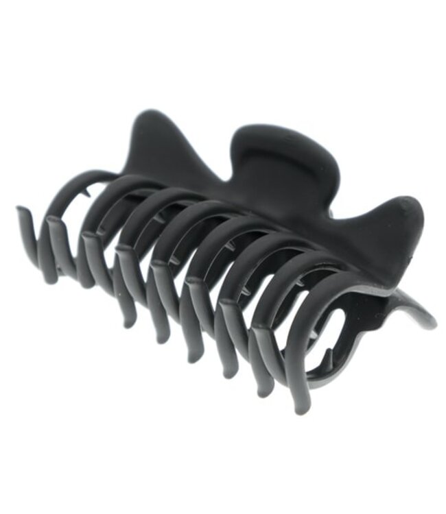 Haarklem zwart rechthoekig