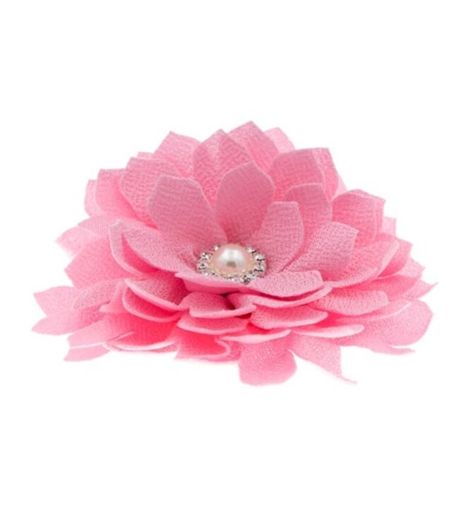 Haarbloem parel roze