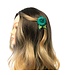 Haarbloem leer Urban Hippies aqua