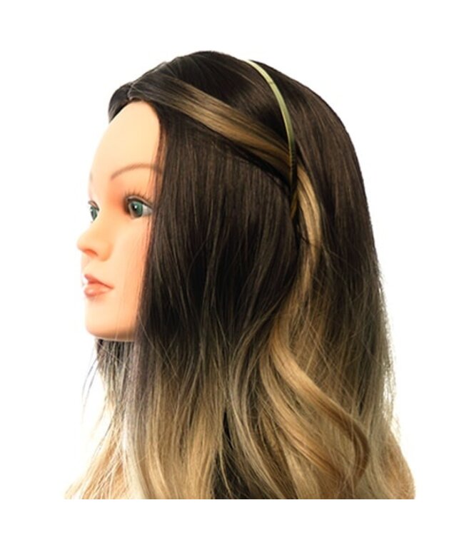 Diadeem basic metaal goudkleurig