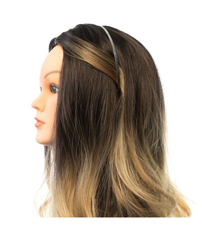 Diadeem basic metaal zilverkleurig