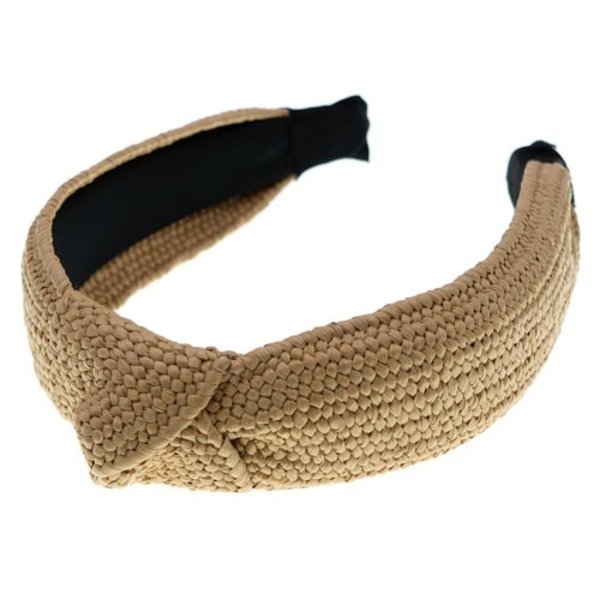 Diadeem bruin gewoven