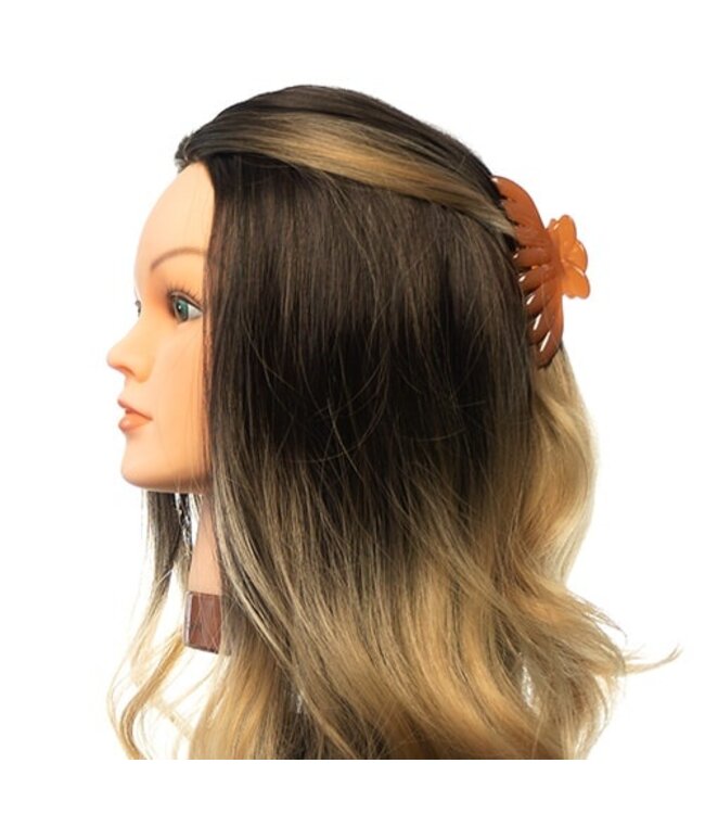 Haarklem bruin oranje large