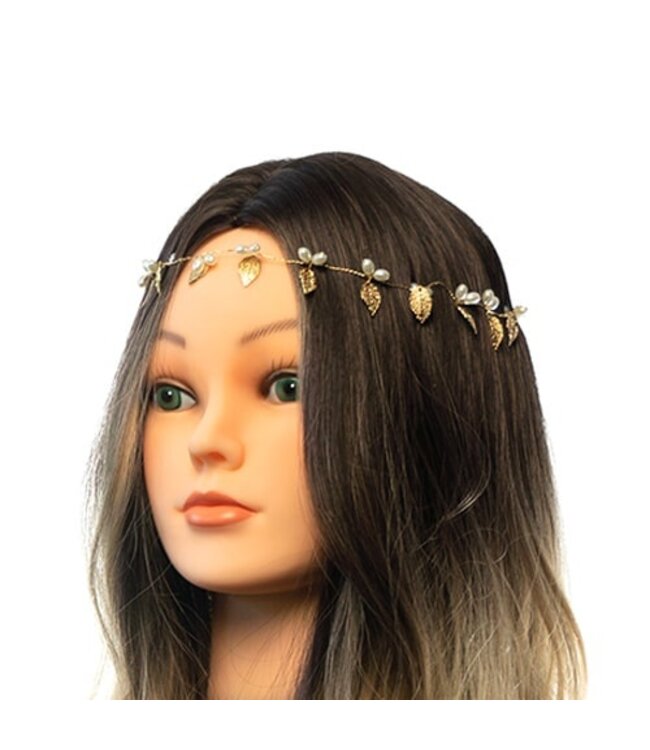 Haarketting speciaal verfijnd goudkleurig