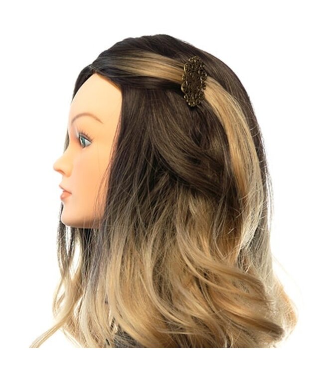 Haarkam vintage bronskleurig