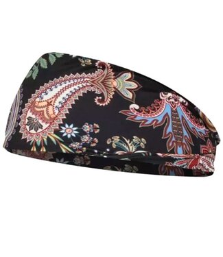 Goudhaartje Haarband zwart fantasie multicolor