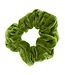 Scrunchie velvet groen