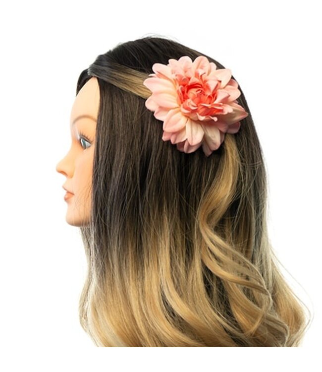 Haarbloem chrysant roze