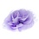 Haarbloem roos paars op alligator knipje