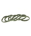 Goudhaartje Haarelastiek nylon grijs groen pastel 6 stuks