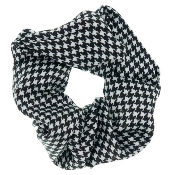 Scrunchie pied-de-poule