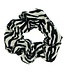 Goudhaartje Scrunchie zebraprint
