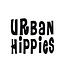 Haarbloem leer Urban Hippies geel