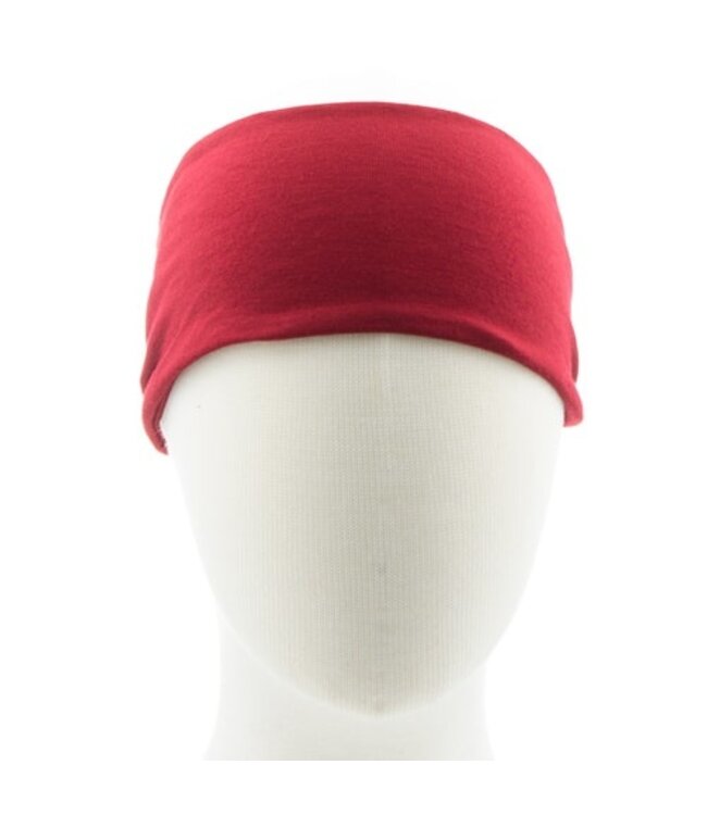 Haarband rood katoen basic