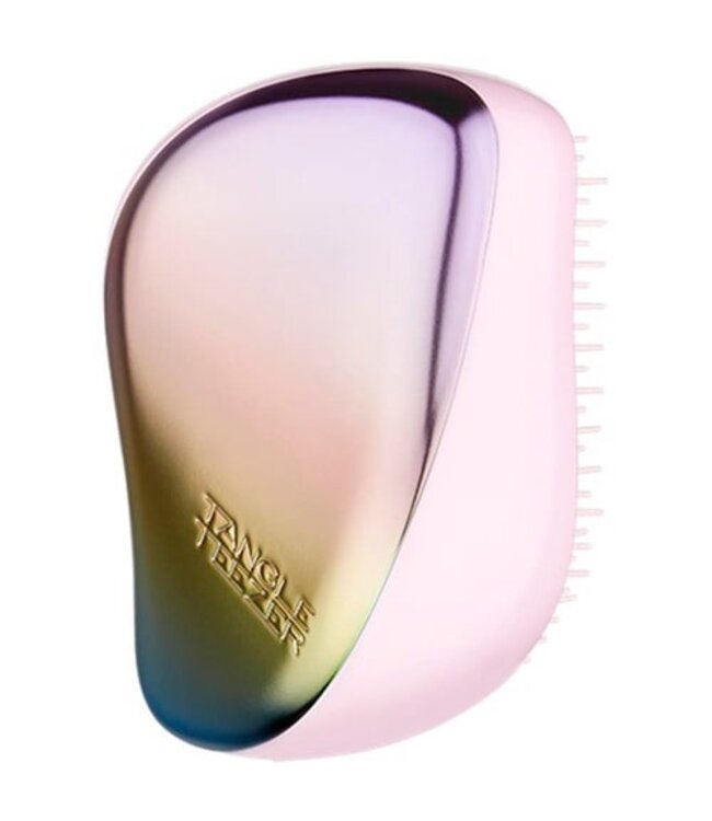 Tangle Teezer compact styler pearlescent matte chrome
