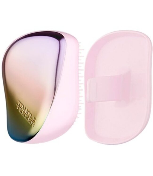 Tangle Teezer compact styler pearlescent matte chrome