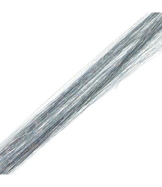 Goudhaartje Haar glitter extension zilverkleurig