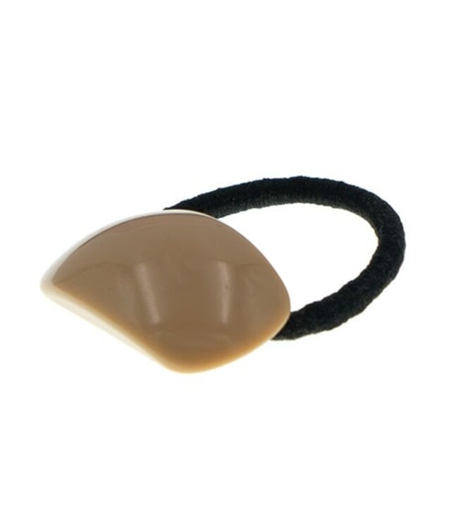 Haarelastiek ovaal bruin