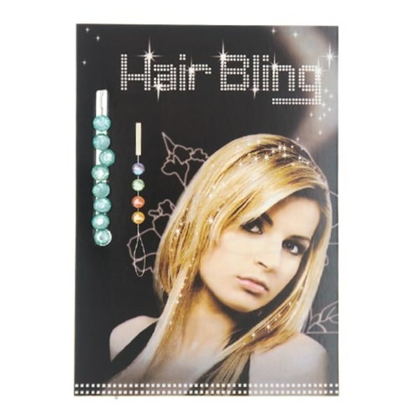 Haarkristallen hair bling groen