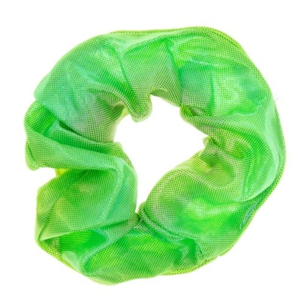 Scrunchie metalic groen