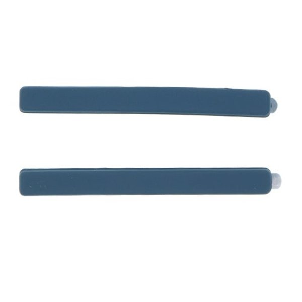 Haarschuifjes basic mat blauw