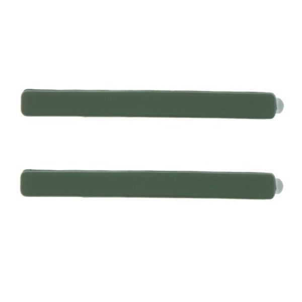 Haarschuifjes basic mat groen
