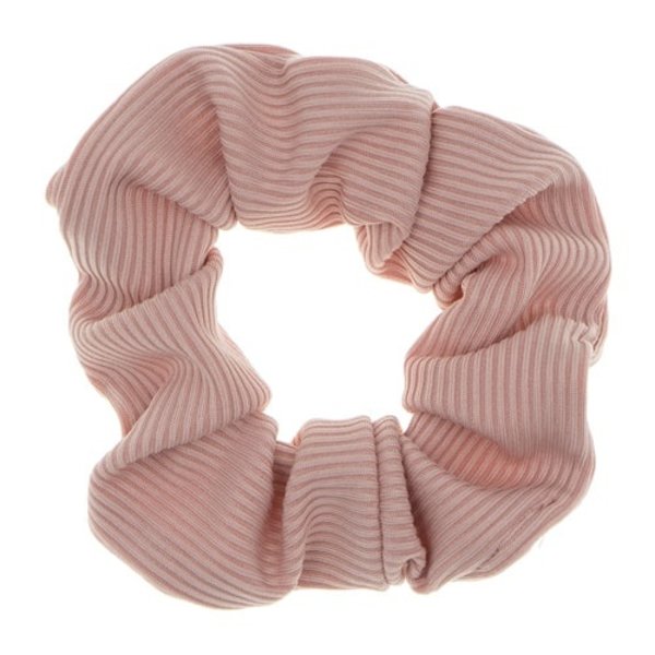 Scrunchie gestreept roze