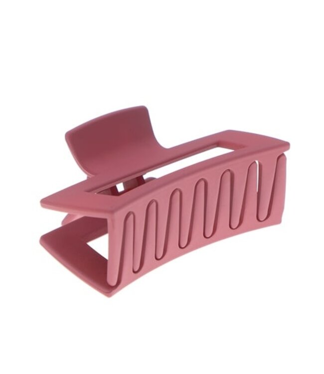 Haarklem rechthoek basic mat  small rood