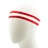 Haarband elastisch sport rood 2 stuks