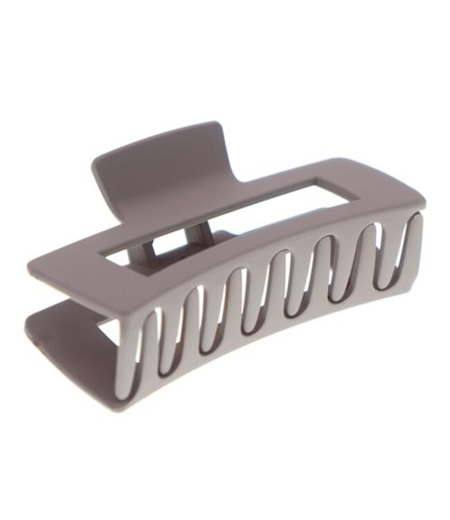 Haarklem rechthoek basic mat small bruin