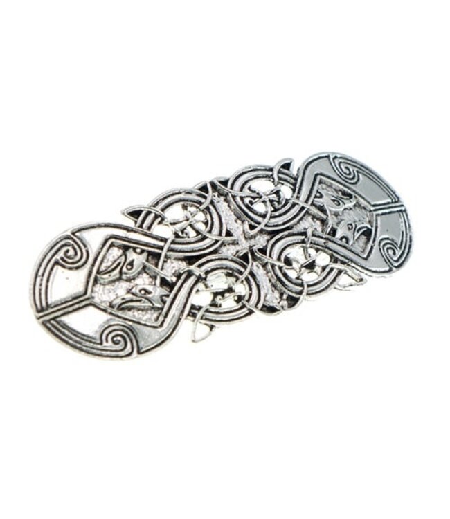 Patent speld zilverkleurig tribal adelaar