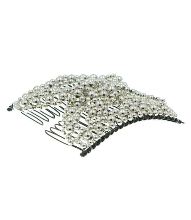 EZ comb kralen zilverkleurig