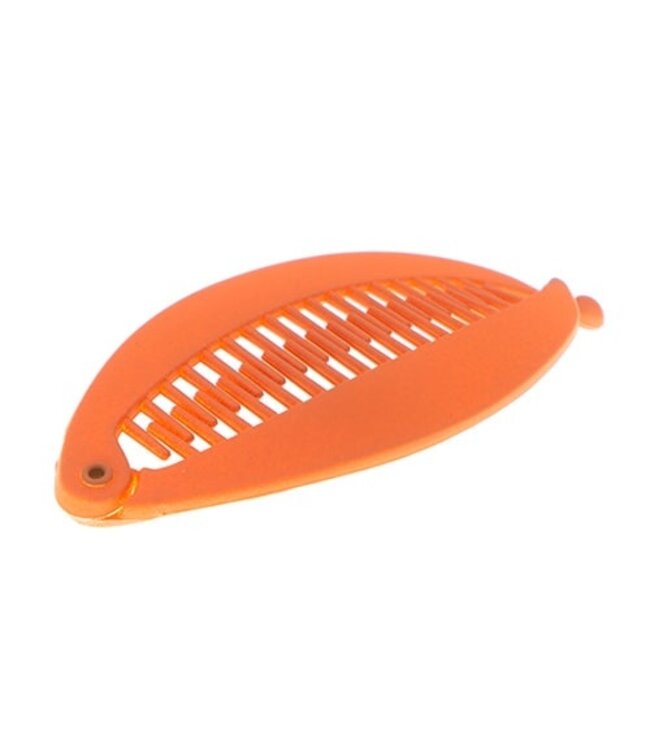 Bananenklem ovaal mat oranje