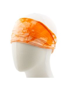 Goudhaartje Haarband tie dye smal oranje