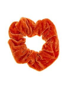  Scrunchie velvet oranje