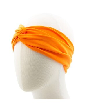 Goudhaartje Haarband oranje katoen basic