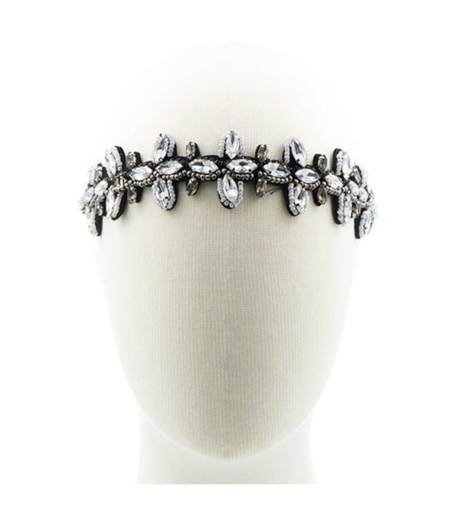 Haarband Utami zilverkleurig