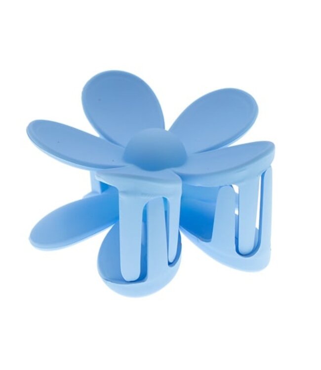 Haarklem bloem vrolijke blauw