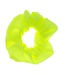 Scrunchie neon geel