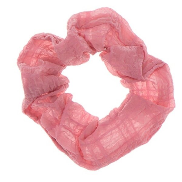 Scrunchie summer roze