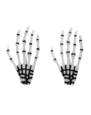  Haarclip Halloween handbone 2 stuks