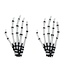 Goudhaartje Haarclip Halloween handbone 2 stuks